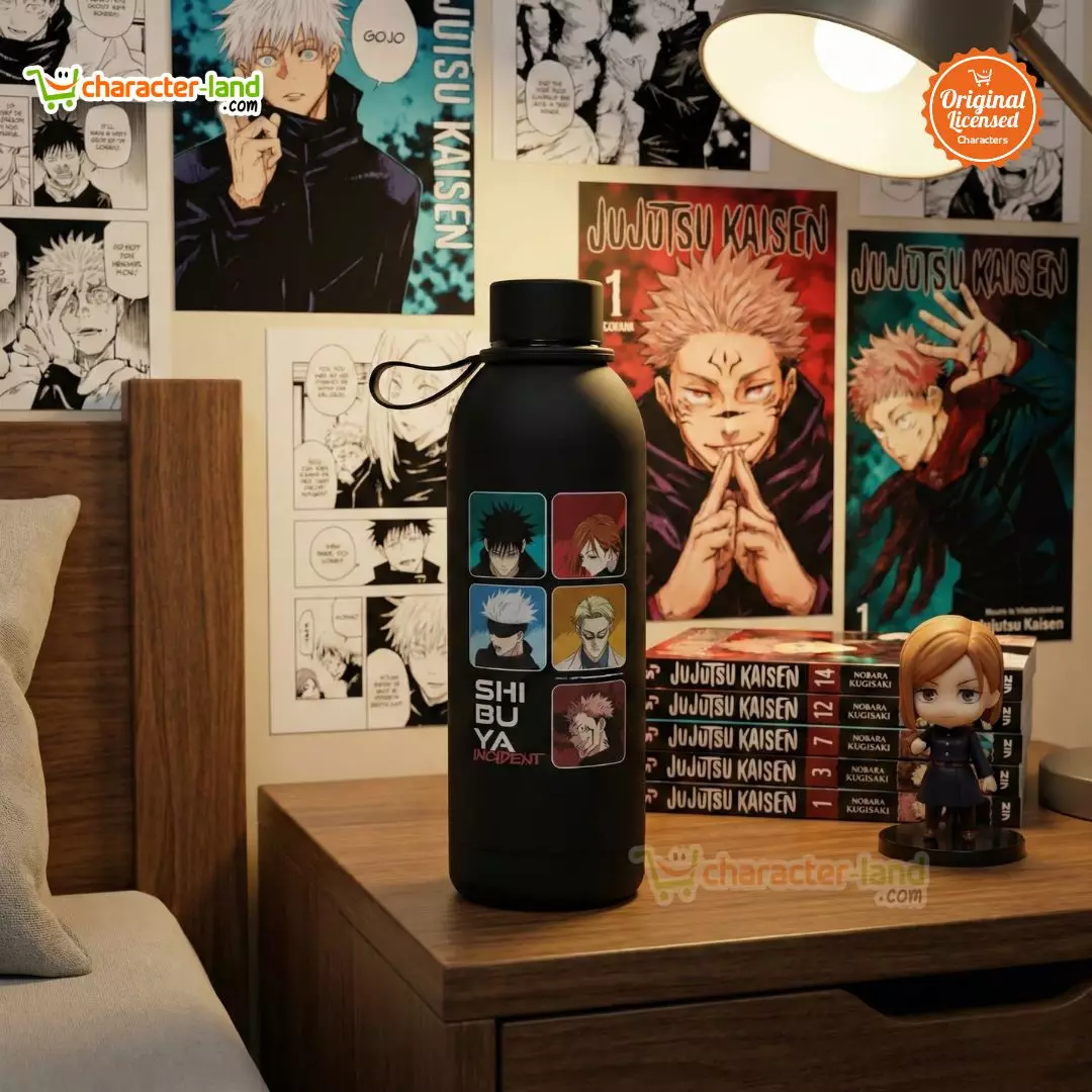 Botol Minum Jujutsu Kaisen OFFICIAL LICENSED Stainless Steel 600ml - Shibuya Incident