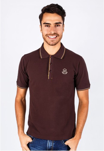 Johnwin - Slim Fit - Casual Active - Brown Polo Shirt.