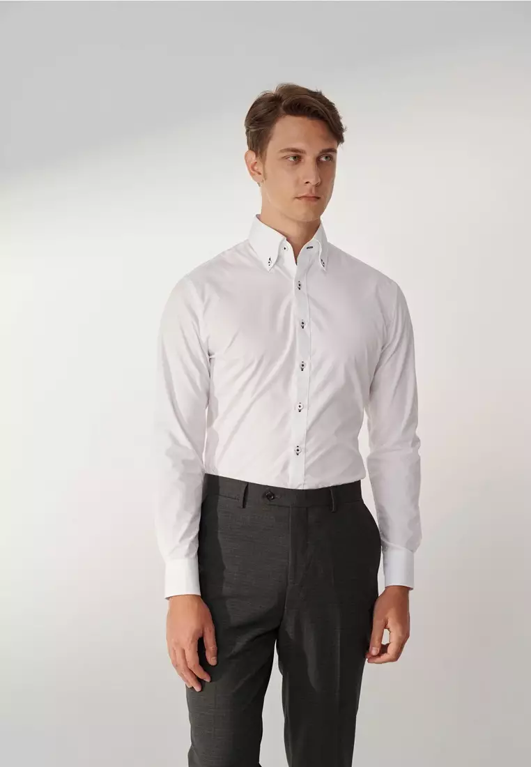 White Classic Fit Shirt