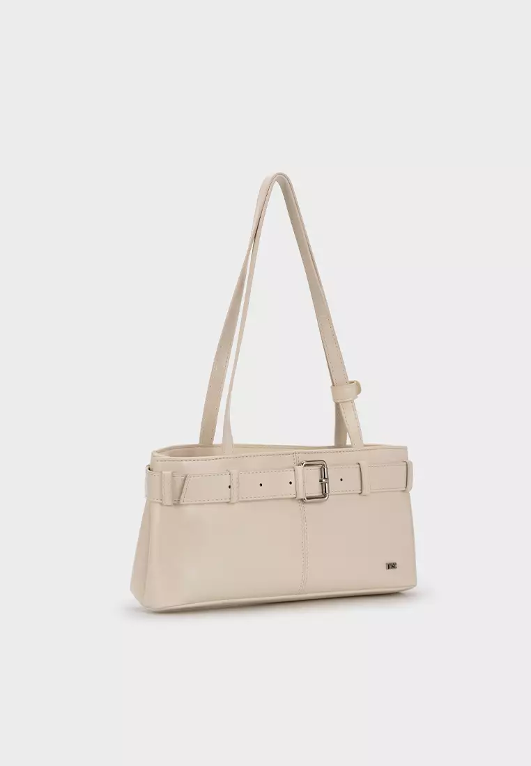 BUCKLE-BELT SHOULDER BAG