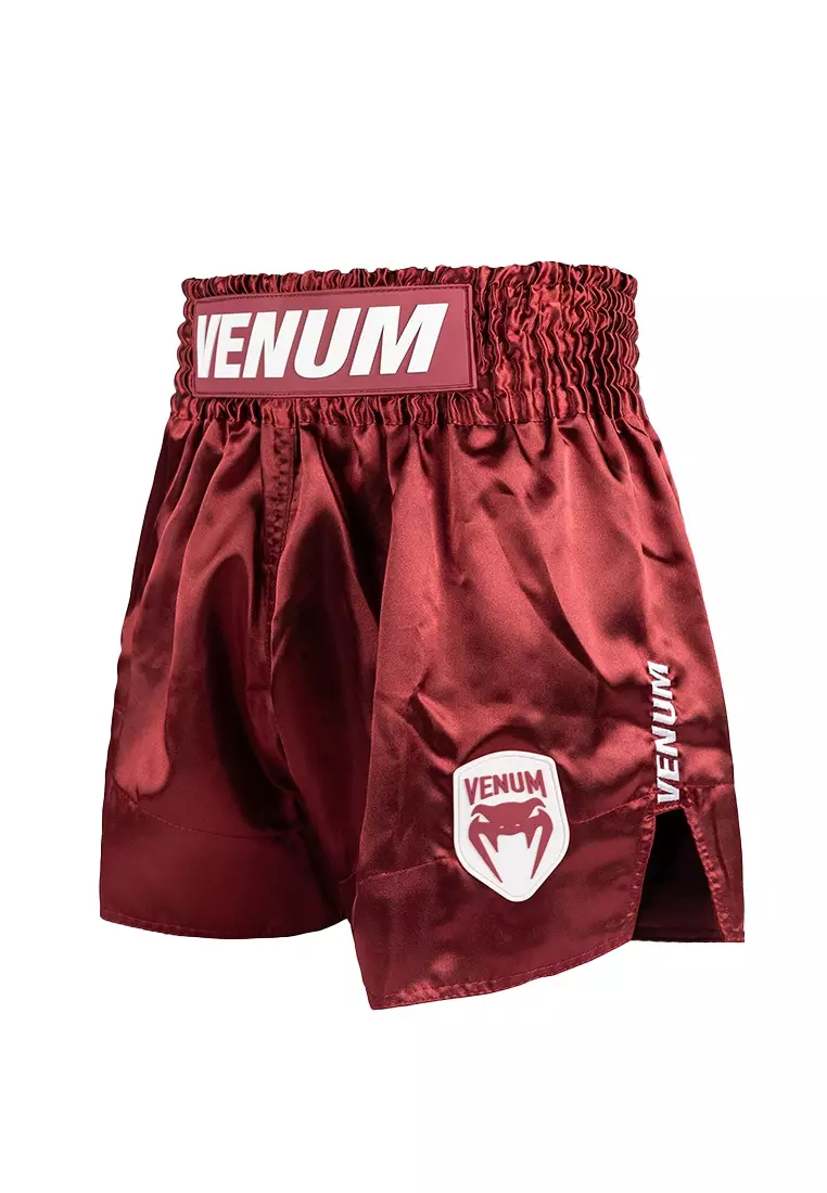Venum Classic Evo Muay Thai Shorts - Burgundy
