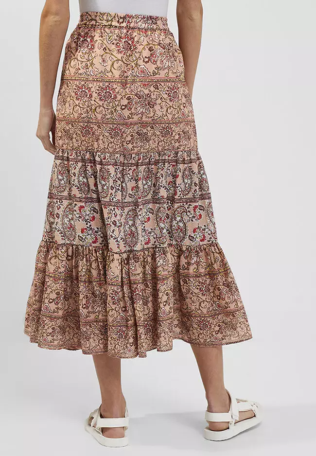 French connection leopard-print midi skirt sales