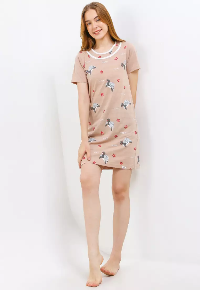 Dress Daster Pyjama Baju Tidur Sleepwear