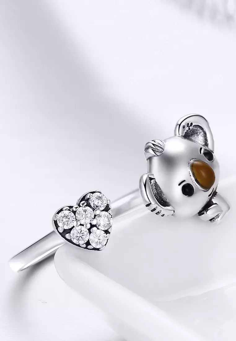 Big Head Baby Koala Adjustable Fashion Ring