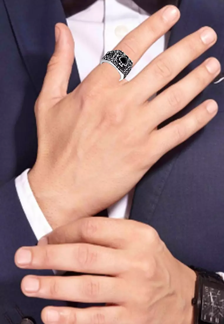 Spade Stainless Steel Ring