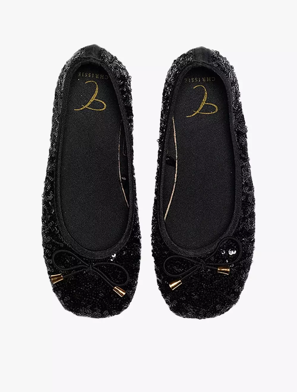 Payless Chrissie Childrens Colette Youth Flats - Black_07