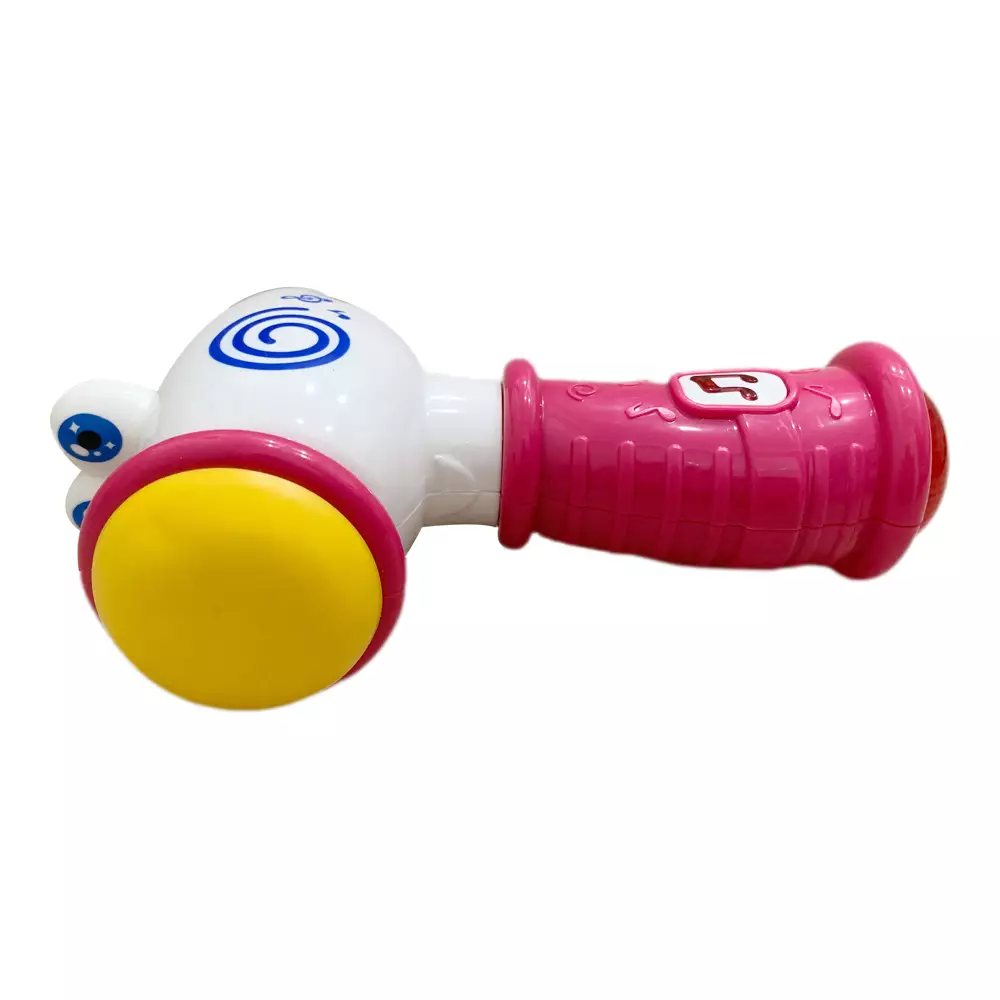 Freckles Baby Smart Toys Baby Hammer With Light and Music - PINK - (Termasuk Baterai) - Mainan Aktivitas Edukasi Bayi
