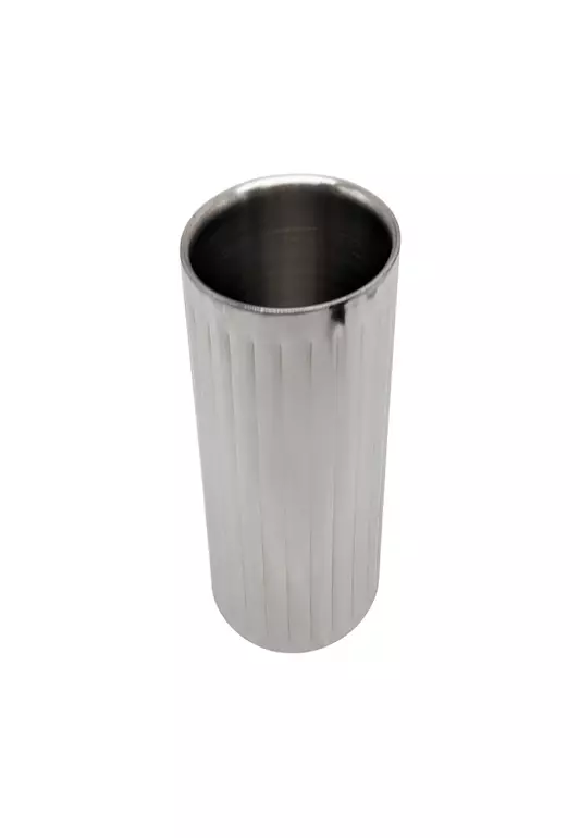 Double Wall Wine Cooler Ss With Straight Line Design 12 X20Cm