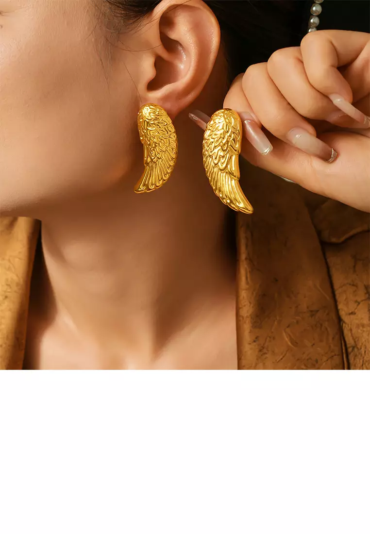 Wing earrings designer top
