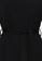 MISSGUIDED black Shoulder Pad Rib Belted Mini Dress 40A1AAA0AA0A43GS_2