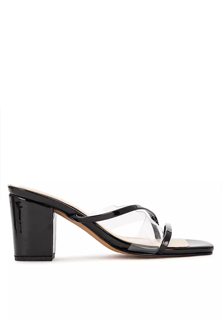 Discount on Carmelletes  shoes - SKU: Patent And Vinyl Heeled Sandals