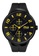 Fila Watches 黑色 Fila Yellow and Black Rubber Watch 6C3E3AC2D99BFEGS_1