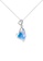 Her Jewellery silver Purely Heart Pendant (AB rainbow) -  Made with premium grade crystals from Austria E73F7AC27A724CGS_1