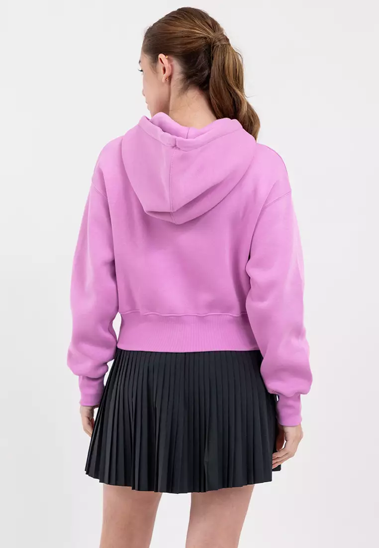 Phoenix Fleece Full-Zip Cropped Hoodie