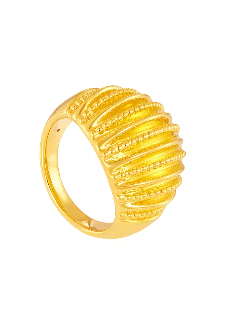 HABIB 999/24K Yellow Gold Ring 9GR00710225