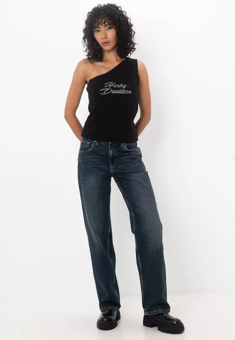 Harley-Davidson® Essential Bling One Shoulder Top