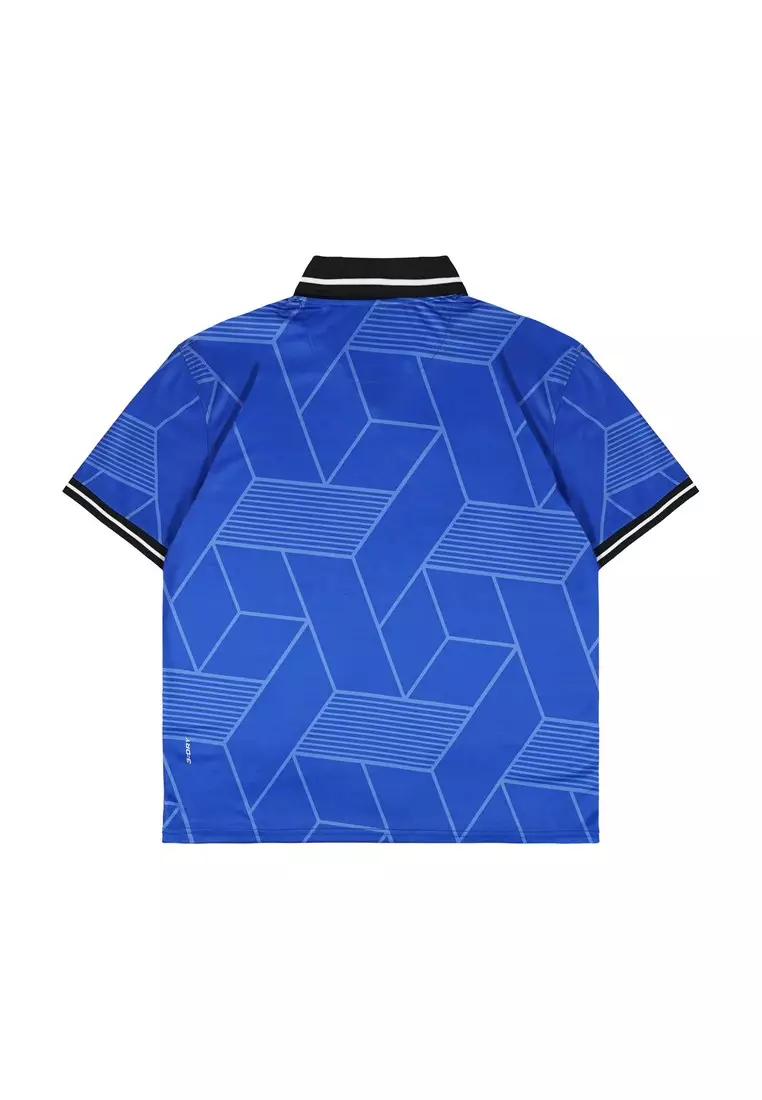 3Second Men's Collar Jersey T-Shirt Short Sleeve Relaxed Fit Polyester Diego OL-C290725