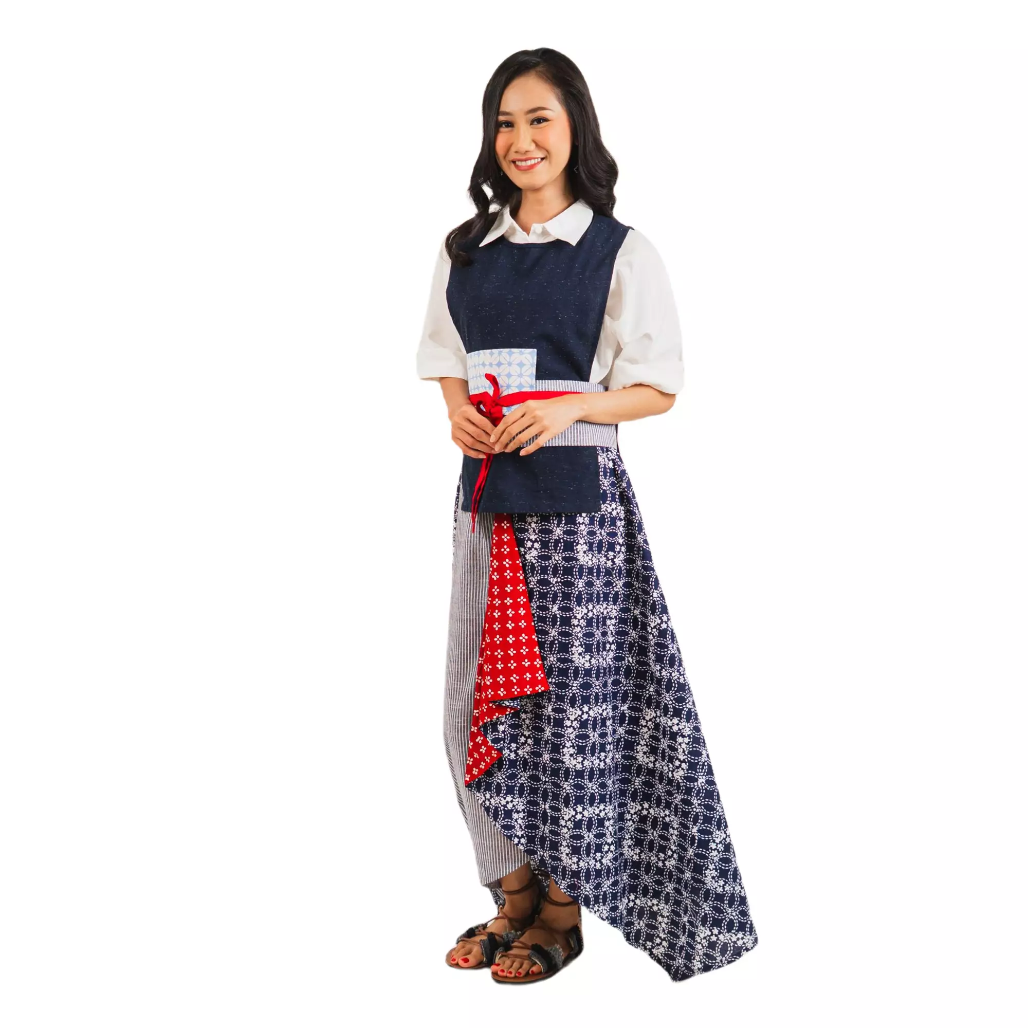 Vest Batik Wanita - Bhatara Batik Manila - Rompi Batik Modern Tanpa Lengan