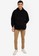 RAGEBLUE black Knit Hooded Sweater AE40AAAF03CB0EGS_4