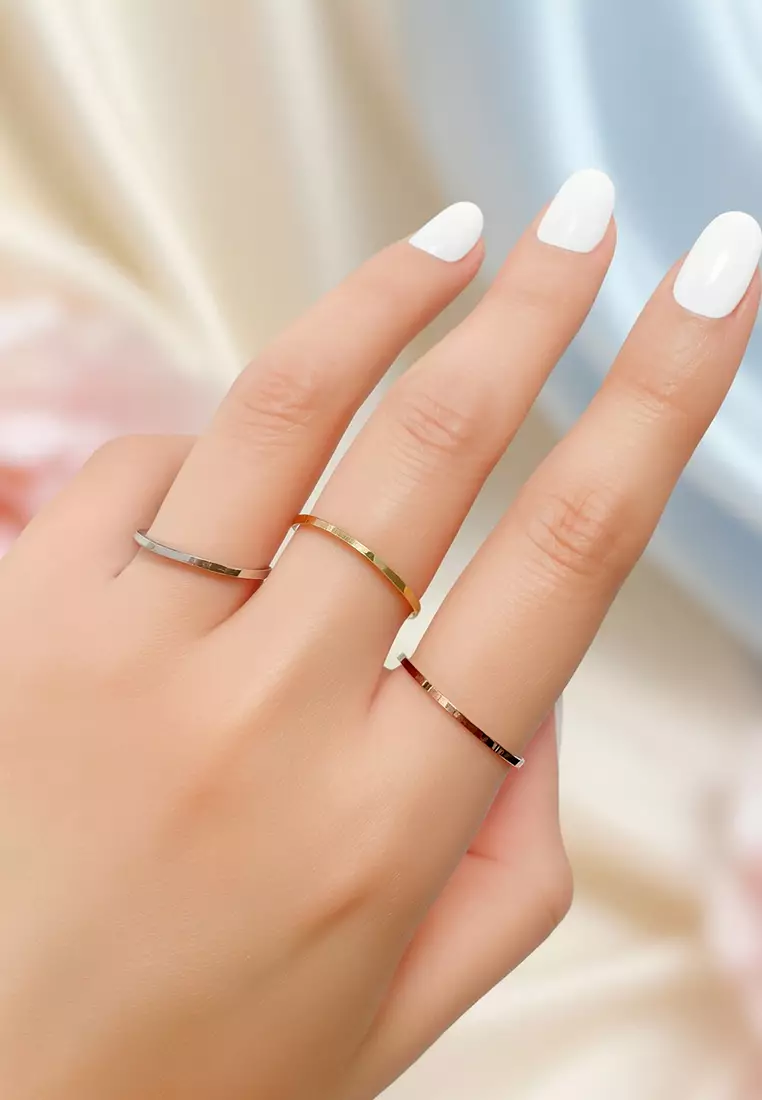 Gold Simplicity Slim Ring
