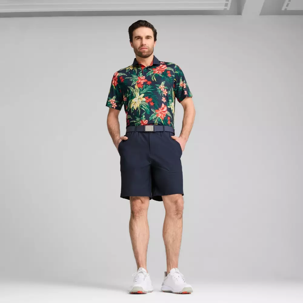 PUMA Men's PUMA x PALM TREE CREW Floral Polo Shirt