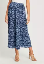 Navy Abstract Swirl