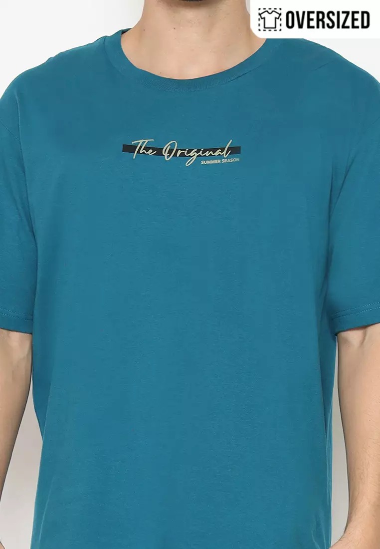 RBJ T-Shirt Cotton Oversized Pria 2079330021