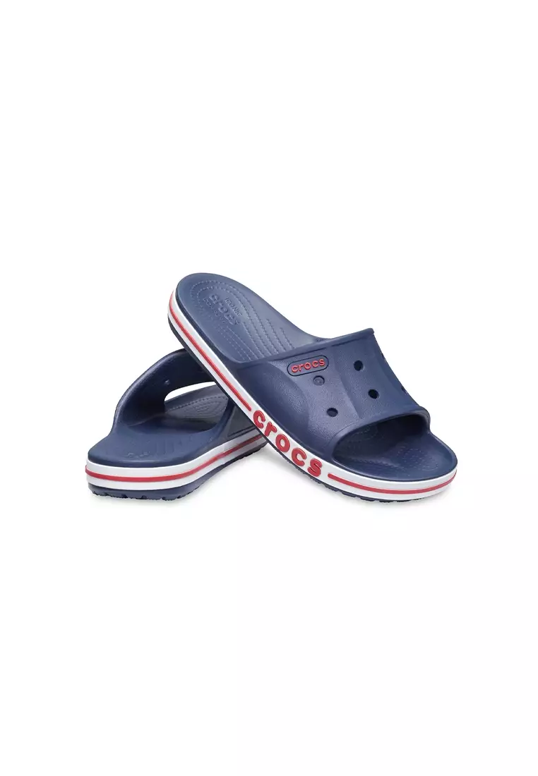 Bayaband Slide Pepper Color Crocs Buy Crocs Bayaband Slide In Navy