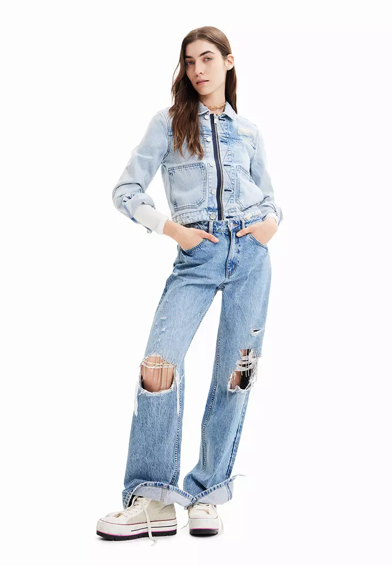 Desigual Women's Denim Trucker Jacket