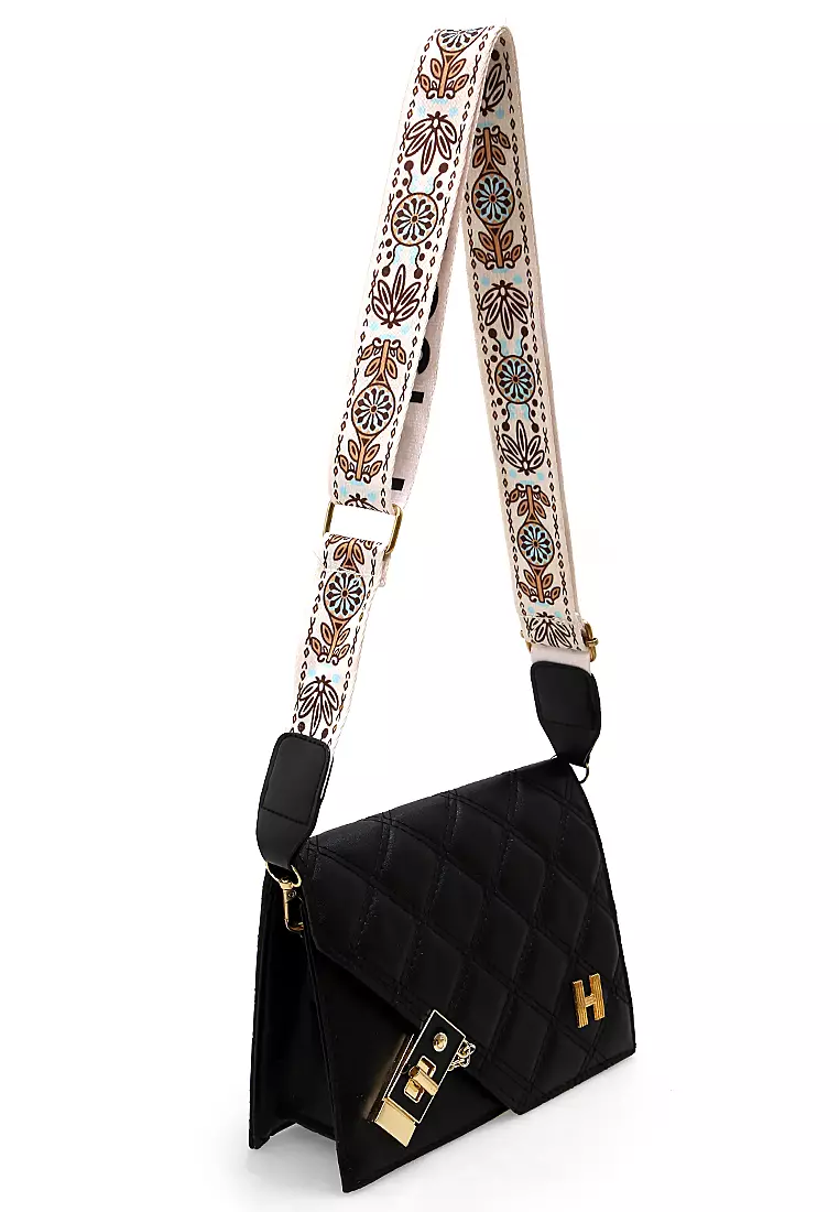 Werlyn Sling Bag Wanita Little Pearl Casual Large Storage Material Leather ORIGINAL