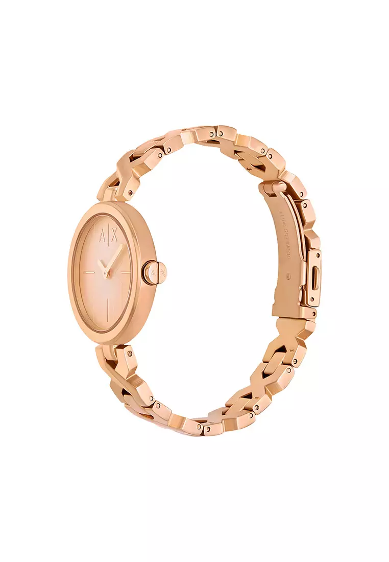 Ava Rose Gold Stainless Steel Watch Ax5832