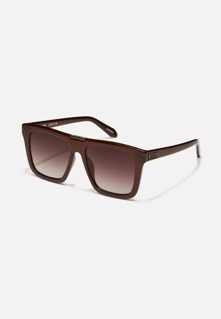 Name Drop Sunglasses - Chocolate/Dark Chocolate