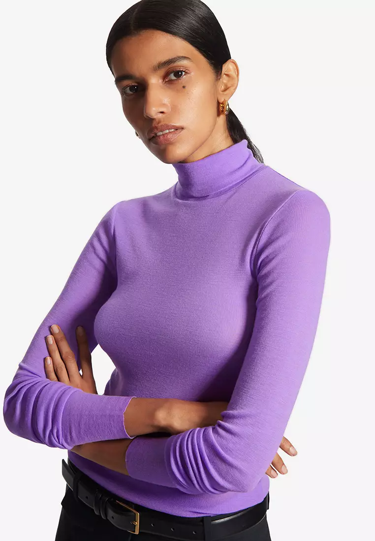 Purple turtleneck 2025