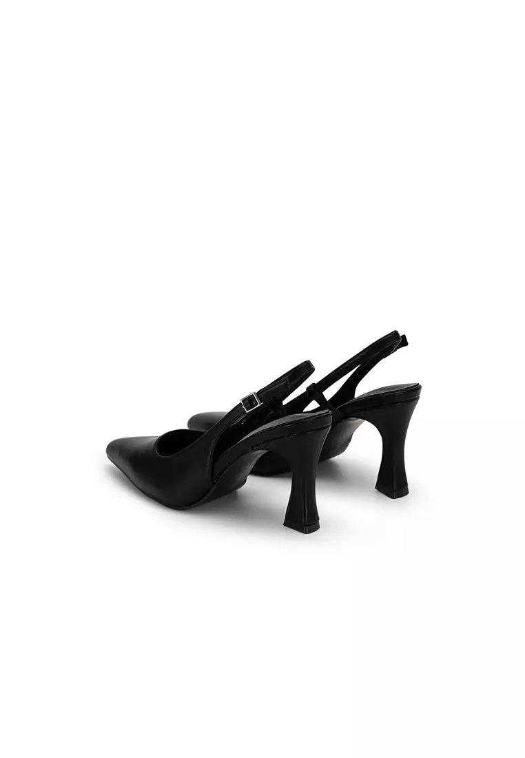 SLINGBACK HEELED PUMP