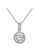 Her Jewellery silver CELÈSTA Moissanite Diamond - Corentin Pendant (925 Silver with 18K White Gold Plating) by Her Jewellery 95D4EAC8BA133EGS_1