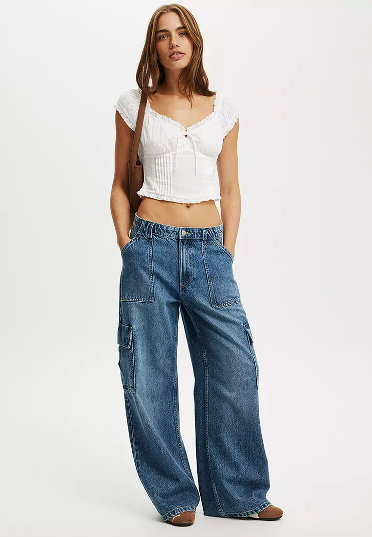 Greta Frill Sleeves Blouse