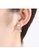 Rouse silver S925 Bow Geometric Stud Earrings 8EE7DAC2F338C5GS_3