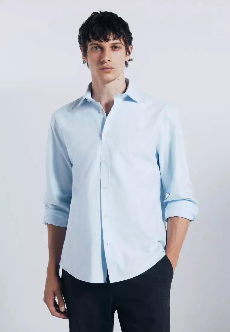 Buy Springfield Lightweight Oxford Shirt 2026 Online | ZALORA