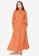 Trendyol orange Belted Dress 5A548AA4B0FCA8GS_1