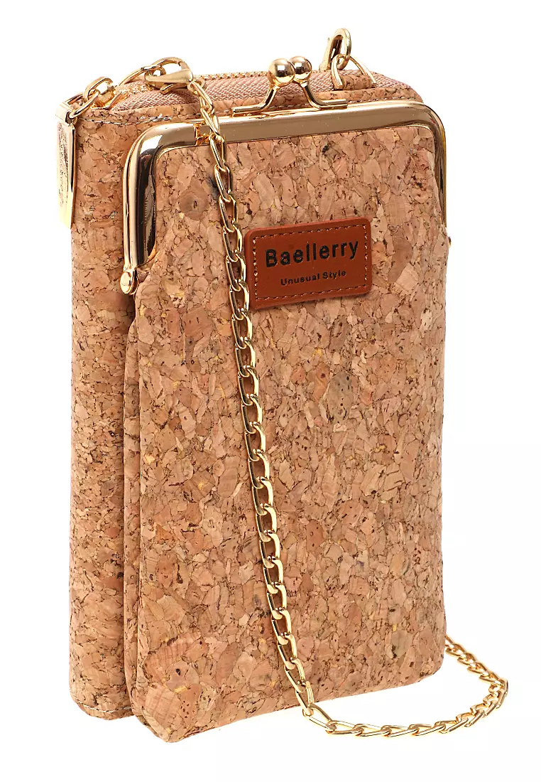 Sling Bag Tas Selempang Dompet Wanita Multifungsi Uniqe Design Material Kulit Leather ORIGINAL