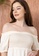 Old Navy white Off The Shoulder Smocked Babydoll Swing Blouse 44023AA007552AGS_6