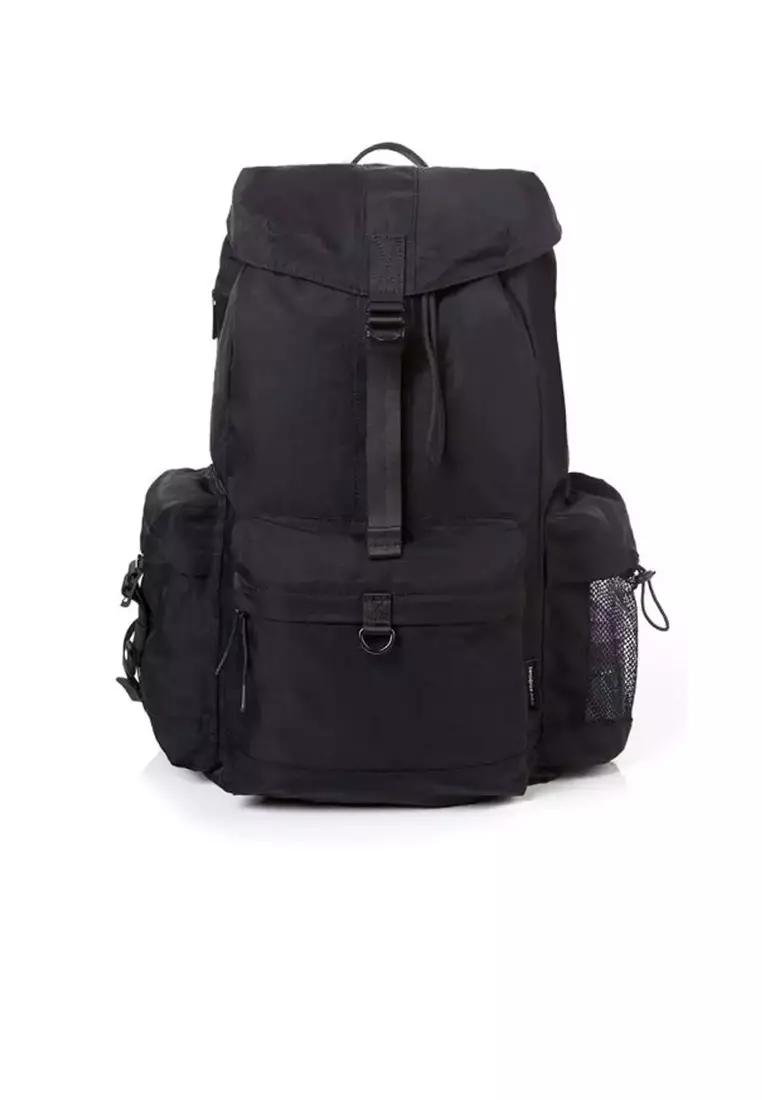 Red and black backpack on sale