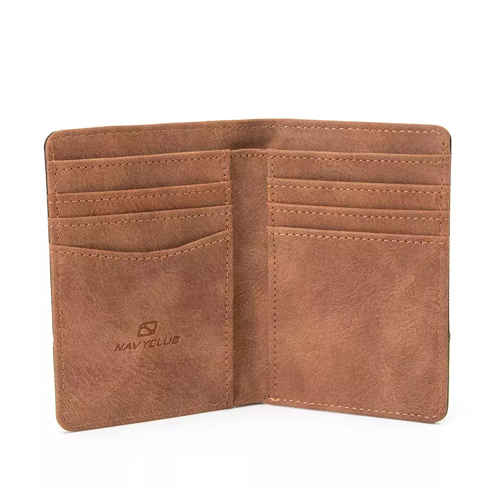 Navy Club Bluton Dompet Pria Kasual - Dompet Lipat Free Box Exclusive