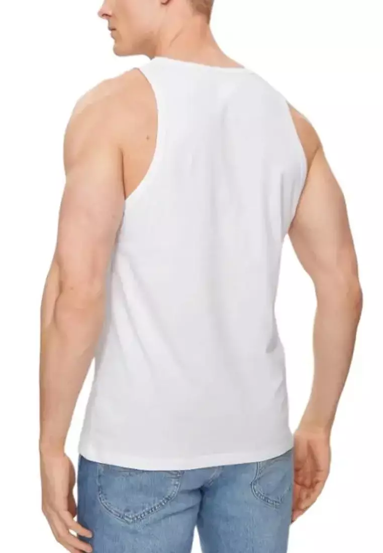 Men's Vest In White AUU010121A10011