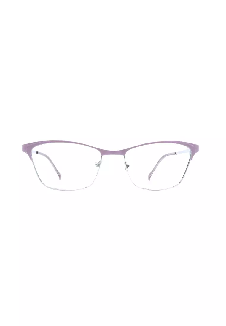 SS933 (C6-Matte Purple & Shiny Silver) Anti-Radiation Computer Eyeglasses for Women