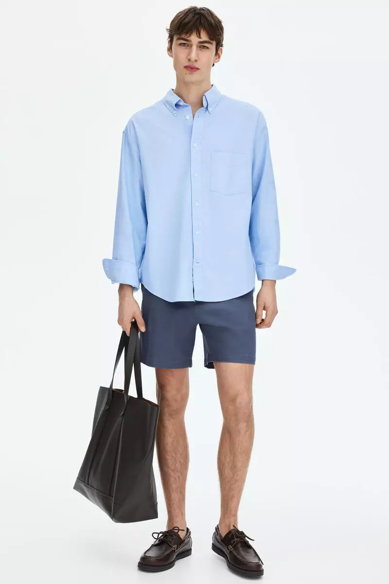 Regular Fit Cotton chino shorts
