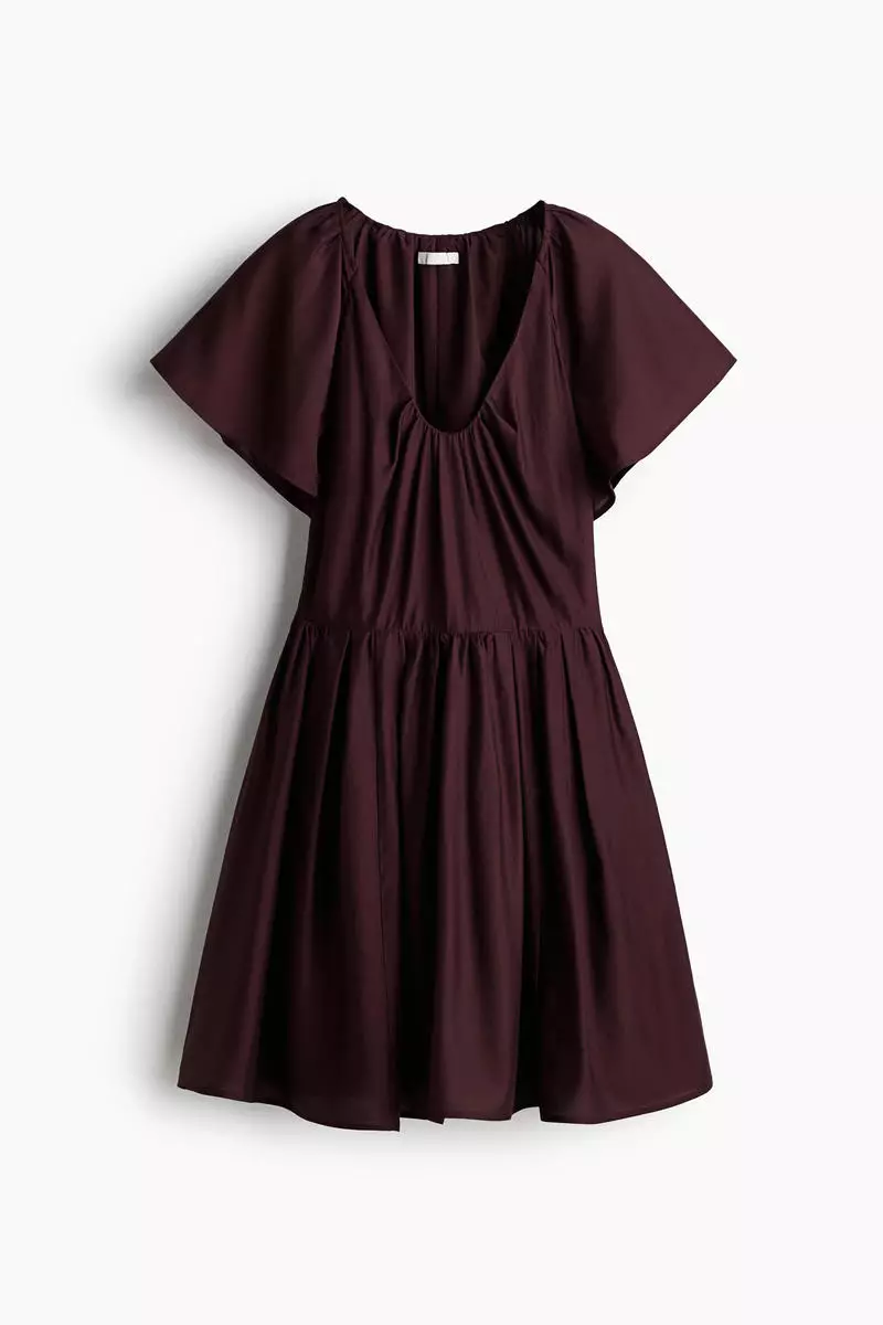 Flared-skirt dress