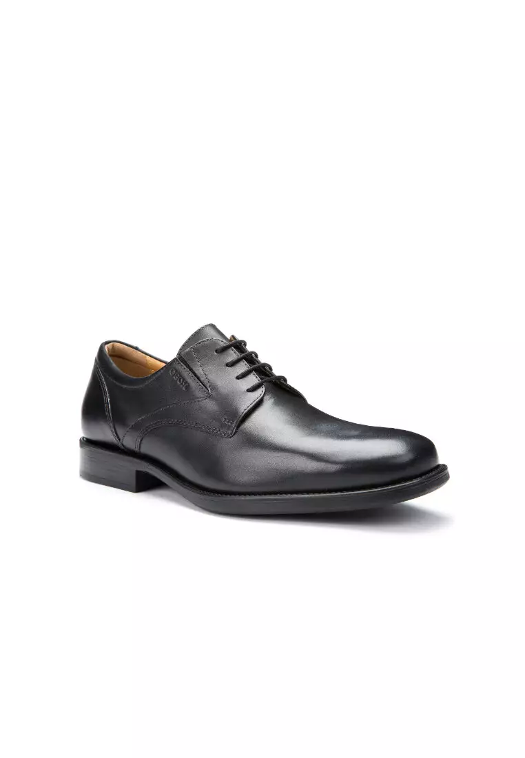 Buy Geox GEOX Men Federico Lace Up Leather Shoes Black U2257V