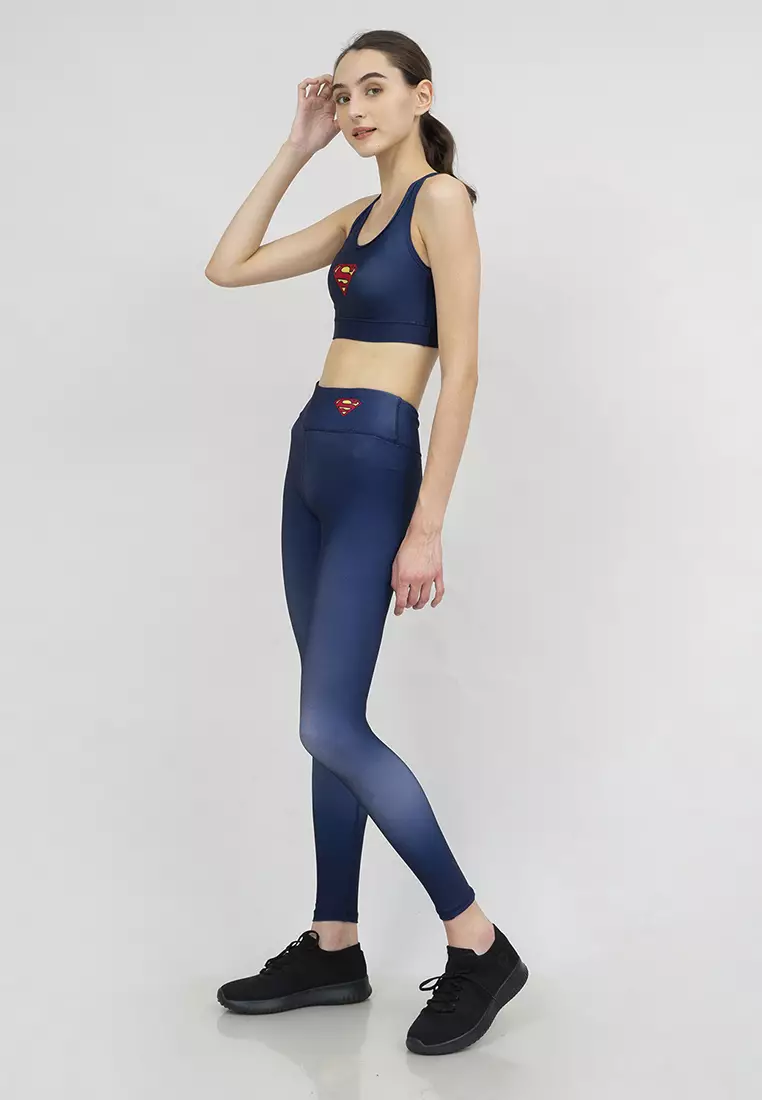 Flexzone Long Legging DC Comics Supergirl Navy