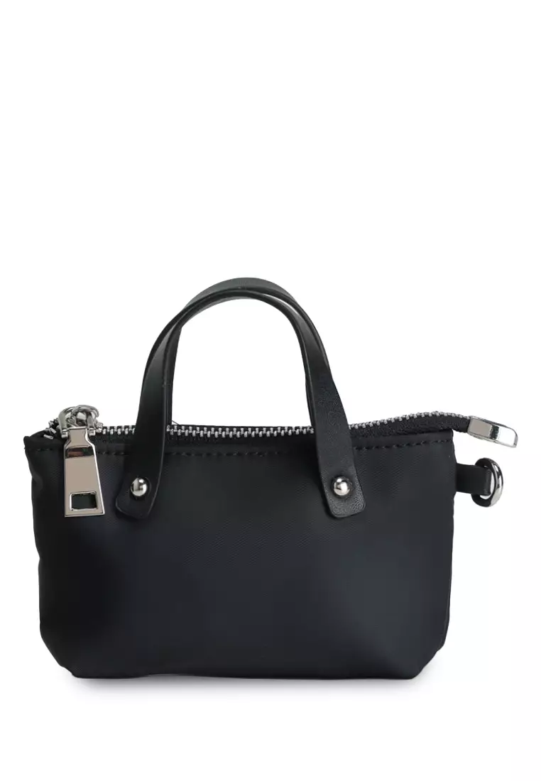 Premium Oxford Nylon Convertible Top Handle Bag With Pouch